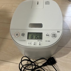数回しか使用していない炊飯器の画像