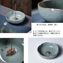 ❤️陶器製❤️線香立て お香置き 線香炉 仏壇用 アロマ 輸入品の画像