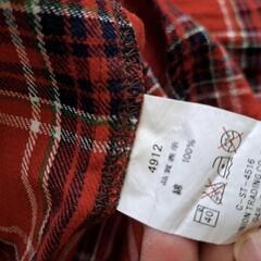 JOEY factory メンズ シャツ L 赤の画像
