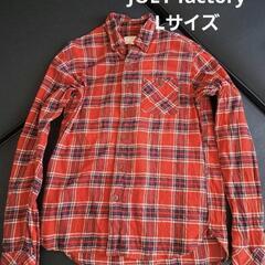 JOEY factory メンズ シャツ L 赤