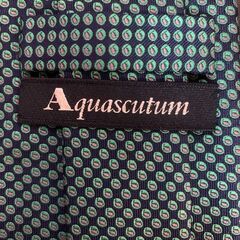 Aquascutum ネクタイ シルク100% ドット柄 英国調 高級感の画像