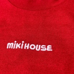 【取引決定】美品✨日本製✨ミキハウス✨人気定番ロゴ✨ベビー服✨男女兼用の画像