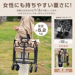 【新品】アウトドアワゴン（★最終値下）の画像