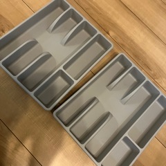 【新品】カトラリー収納2個セットの画像