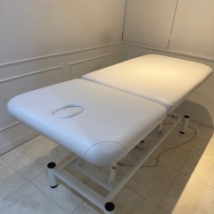 【電動昇降】リクライニング式マッサージ・施術ベッド(長さ185×...