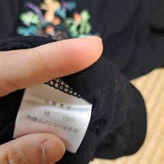 スパンコール刺繍Tシャツの画像