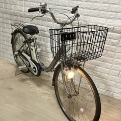 🌼お買い得🌸美品🌸室内保管🌸パナソニックビビ✨電動自転車🌸シルバー🌼の画像