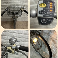 🌼お買い得🌸美品🌸室内保管🌸パナソニックビビ✨電動自転車🌸シルバー🌼の画像