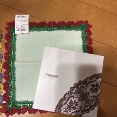 横濱元町近沢レース店　未使用ハンカチ2枚の画像