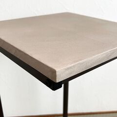モールテックス サイドテーブル（グレージュ） コーヒーテーブル コンクリート ベージュ 北欧の画像
