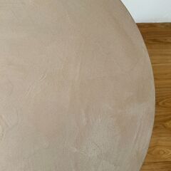 モールテックスカフェテーブル ｜直径60cm H72cm コンクリ コンパクト グレージュ 北欧の画像