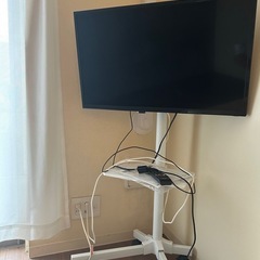 テレビ　スタンド付きの画像
