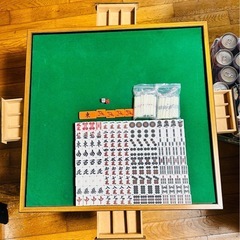 麻雀卓セット　特大牌