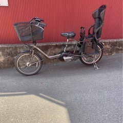 【京都】京の楽チャリ　電動アシスト自転車　子ども乗せタイプ　ガン...