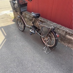 【京都】京の楽チャリ　電動アシスト自転車　子ども乗せタイプ　ガンメタリックの画像