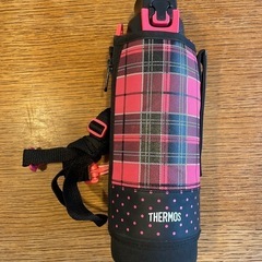【お取引中】水筒　サーモス　1リットル　カバー付き　保冷専用の画像