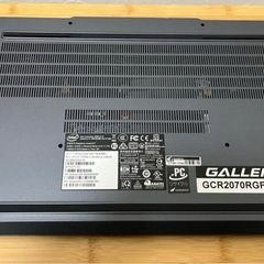 GCR2070RGF-QC ガレリア ゲーミングノートPCの画像