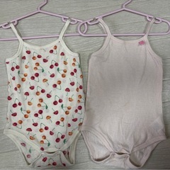 ベビーキャミロンパース肌着