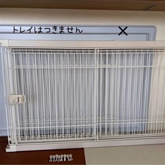 ペットゲージ　犬 ケージ 幅120×奥行80 ウッディサークル　...