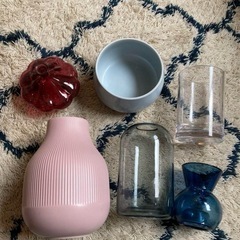 Ikea イケア　花瓶　フラワーベース　6点セット