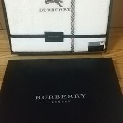 ※決定済 BURBERRY シングルサイズ  タオル地フラットシーツの画像