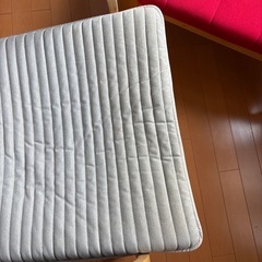 IKEA イケア POANG ポエング パーソナルチェアー アームチェアー イス　オットマン付きの画像