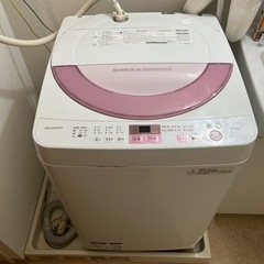 SHARP洗濯機　6キロ