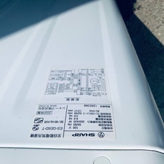 ♦️ SHARP 全自動洗濯機【2020年製 】ES-GE6D-Tの画像