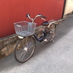 【京都】京の楽チャリ　電動アシスト自転車　パナソニック　26インチ　青色の画像