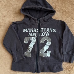 【90サイズ】長袖Tシャツ3枚　ジップアップパーカの画像