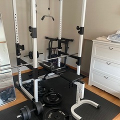 ワイルドフィット　パワーラックセット　ベンチプレスの画像