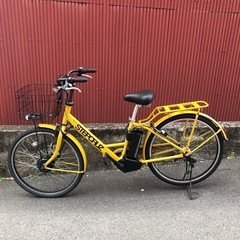 【京都】京の楽チャリ　電動アシスト　自転車　ブリヂストン　ステッ...