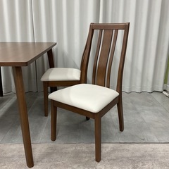 KE-11【新入荷　アウトレット品】オーク材　ダイニング5点セット　ブラウンの画像
