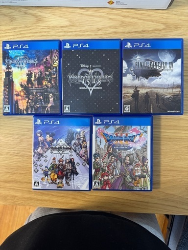 PS4500GB、コントローラー2個、ソフト5本