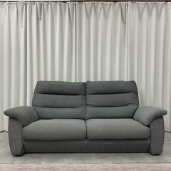 KE-12【新入荷　リサイクル品】ニトリ　コディ　ハイバック　3シーターソファ　グレーの画像