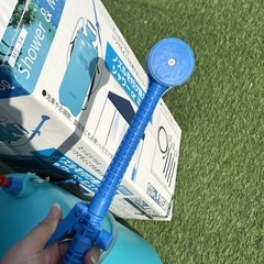 屋外用シャワー　大容量　16L アウトドアの画像