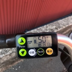 【京都】京の楽チャリ　電動アシスト自転車　ヤマハ　24インチ　ゴールド色の画像