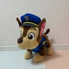 パウパトロール　チェイスぬいぐるみの画像