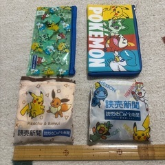 ポケモン　ポーチ、エコバッグ未使用の画像