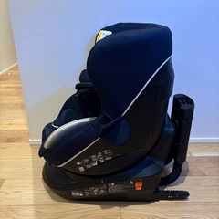 エールベベ クルット5i グランス ネイビー 美品 チャイルドシートの画像
