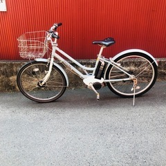 京都】京の楽チャリ 電動アシスト自転車 26インチ 水色 ブリヂストン