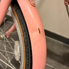 キッズ向け自転車　ブリヂストン　ハッチ　ピンク　18インチの画像
