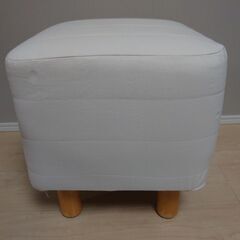 お取引中【中古・無料】MUJI 無印良品 スツール（椅子・オットマン）