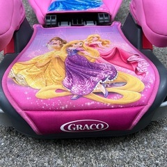 GRACO ディズニープリンセスジュニアシート女の子向け助手席補助チャイルドシートの画像