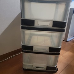キャスター付収納ワゴン