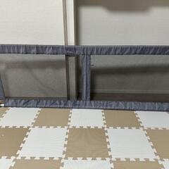 西松屋　シンプルフェンスLサイズ　グレー　ベビーゲート