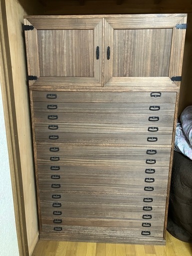 差し上げます桐タンスお渡し日相談 (よきよき) 鶴ヶ峰の収納家具