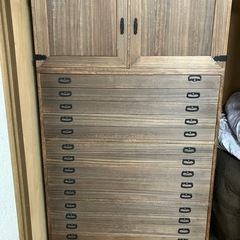 差し上げます　桐タンス　