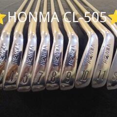 ⭐HONMA CL-505アイアンセット
9本セット　6番欠品⭐