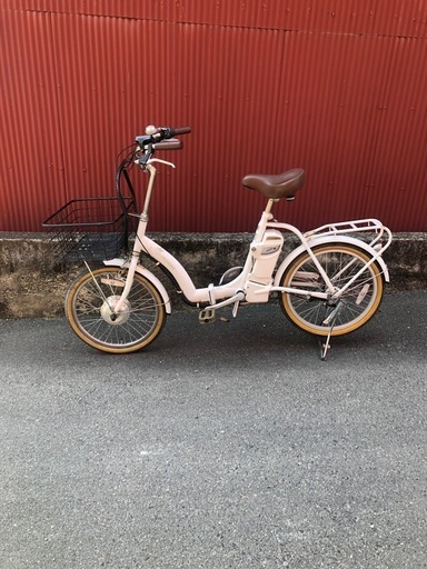 京都】電動アシスト自転車テクノロジー21 20インチバッテリー充電器付属